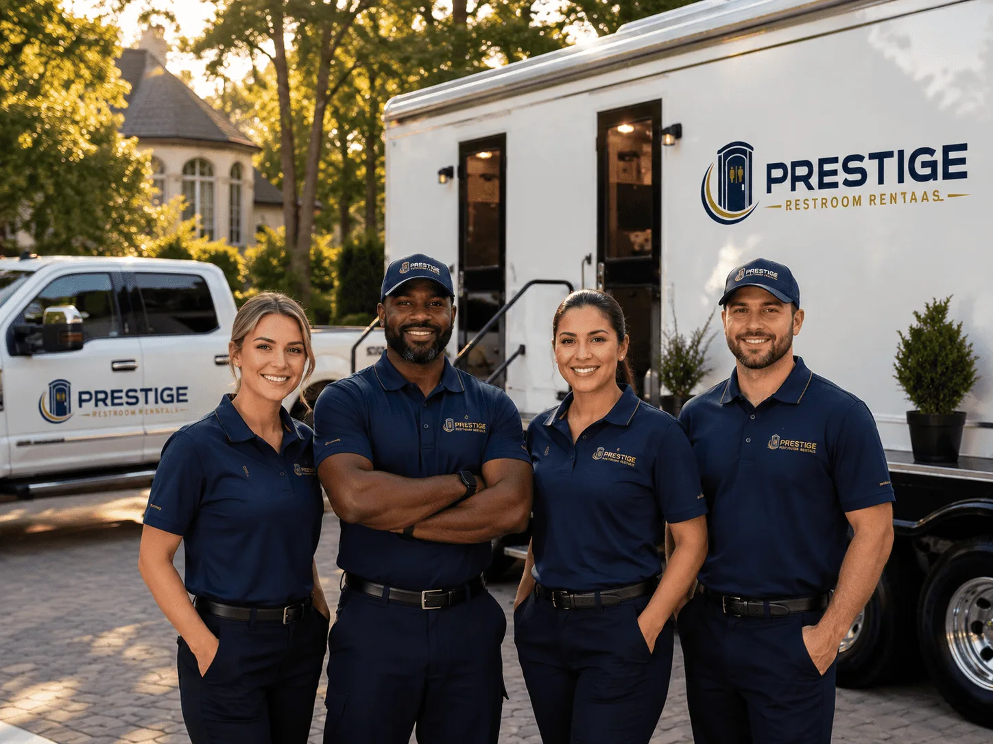 Trusted Luxury Portable Restrooms company in Christopher, IL